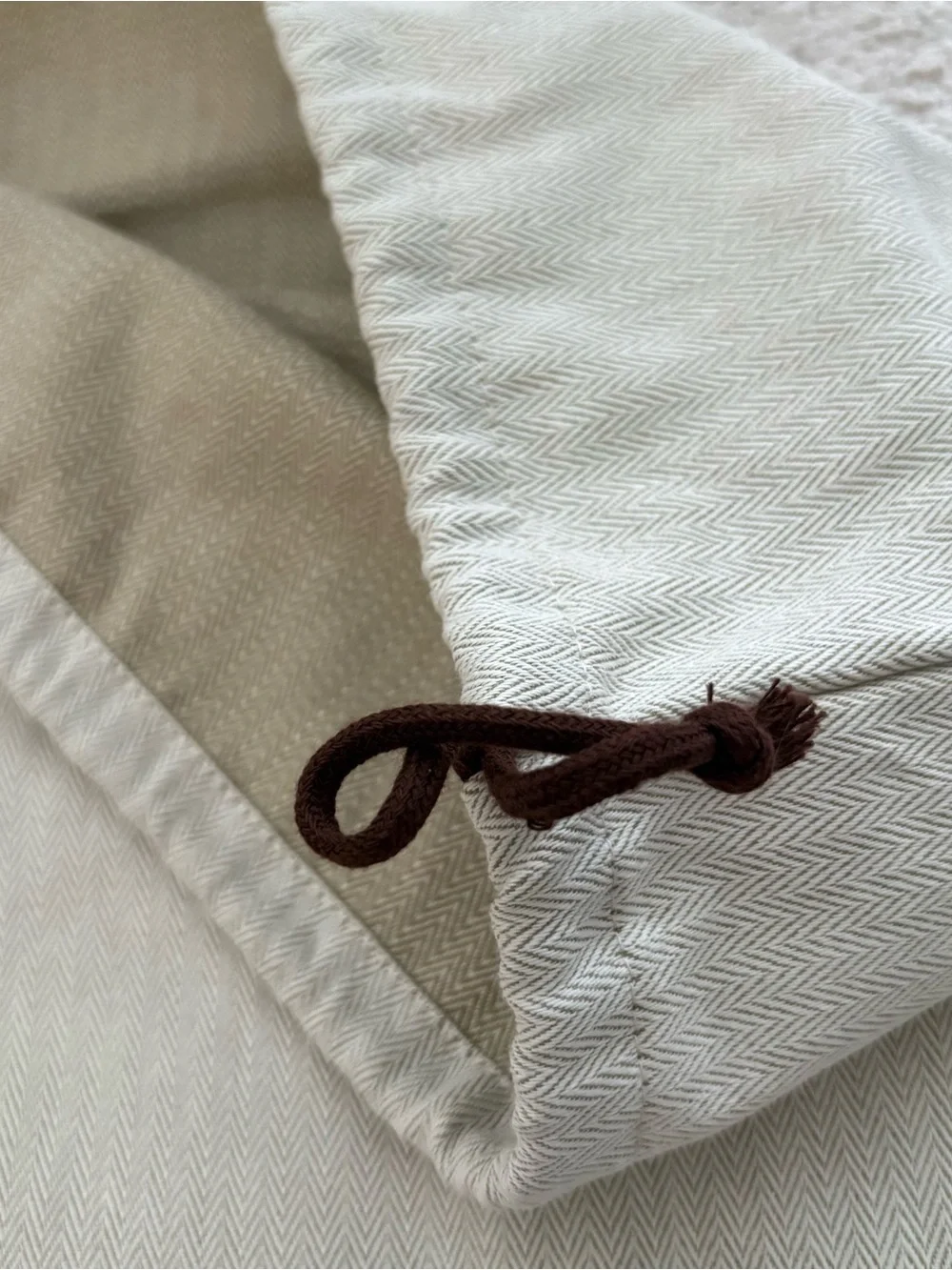 Hermès Medium Logo Drawstring Dust Bag